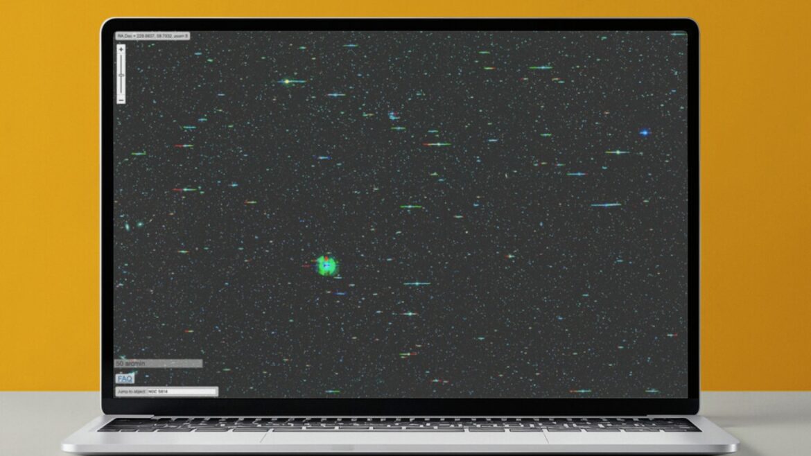 El mapa más grande del universo tiene 5,6 billones de píxeles y 13 años de trabajo - mapa del universo