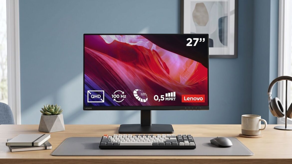 Lenovo QHD de 27 pulgadas a 129 euros: la ganga de hoy en Amazon - monitor Lenovo QHD 27