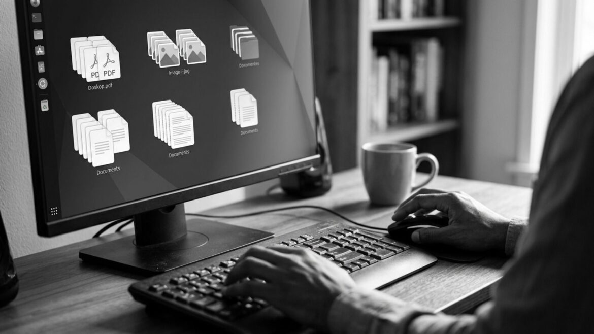Ubuntu esconde un ajuste para ordenar el escritorio en segundos - pilas de archivos Ubuntu