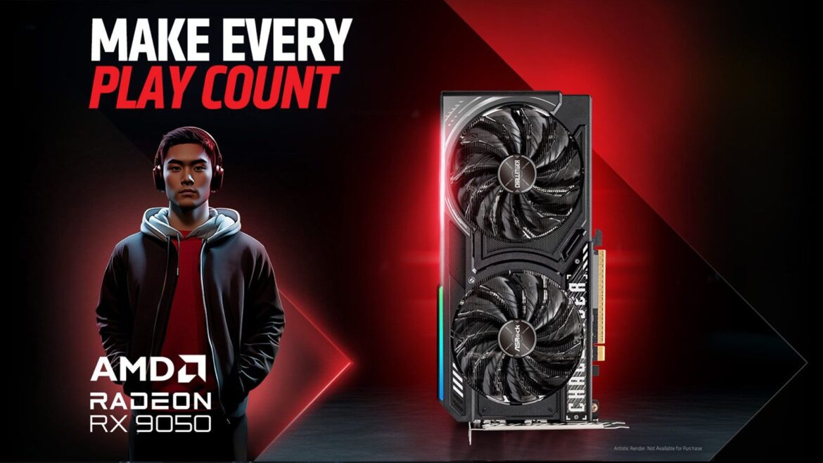 Radeon RX 9050 llega tarde y pierde contra la RTX 5050 de NVIDIA