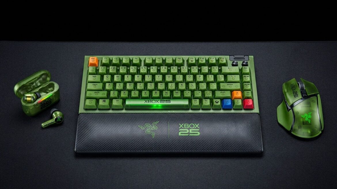 Razer y Xbox celebran 25 años con periféricos gaming de edición limitada - Razer Xbox 25 aniversario
