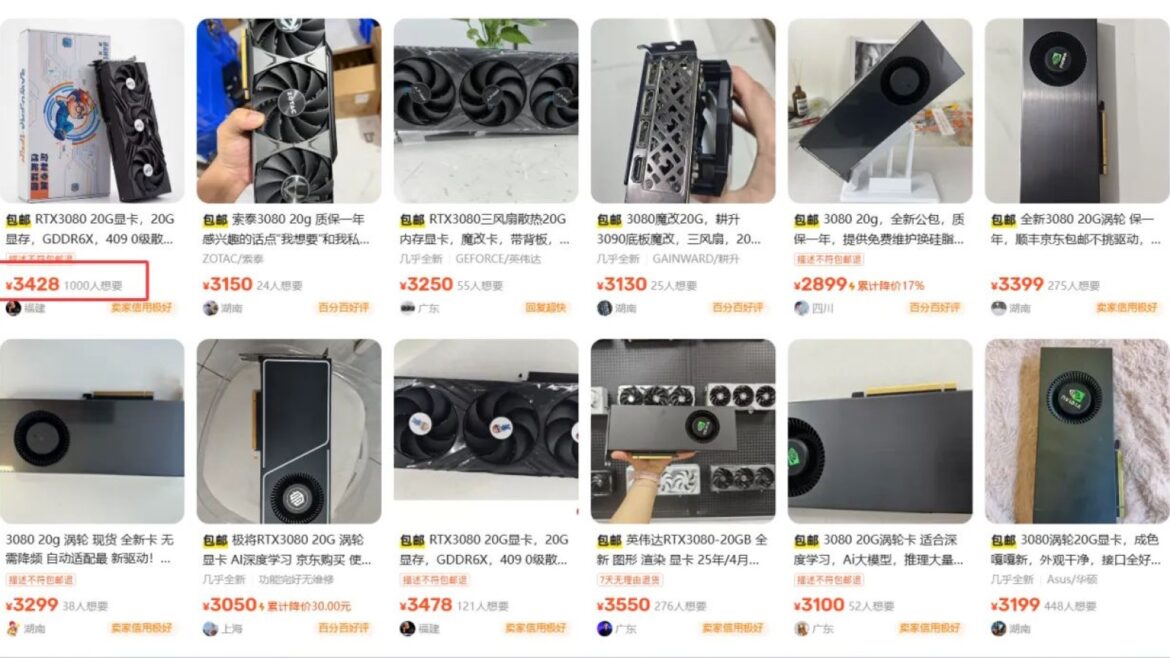 GeForce RTX 3080 con 20 GB: el mod que resucita la mítica gráfica - RTX 3080 20 GB