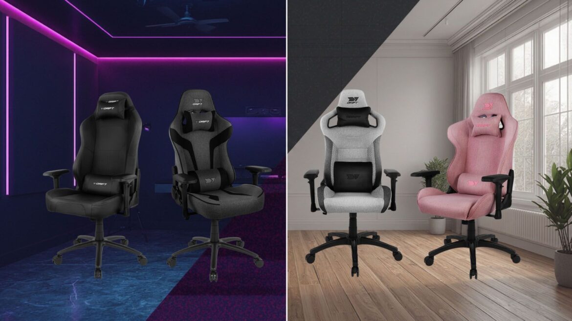 Sillas gaming Drift Confort XXL y Aesthetic: comodidad y estilo sin renunciar a nada