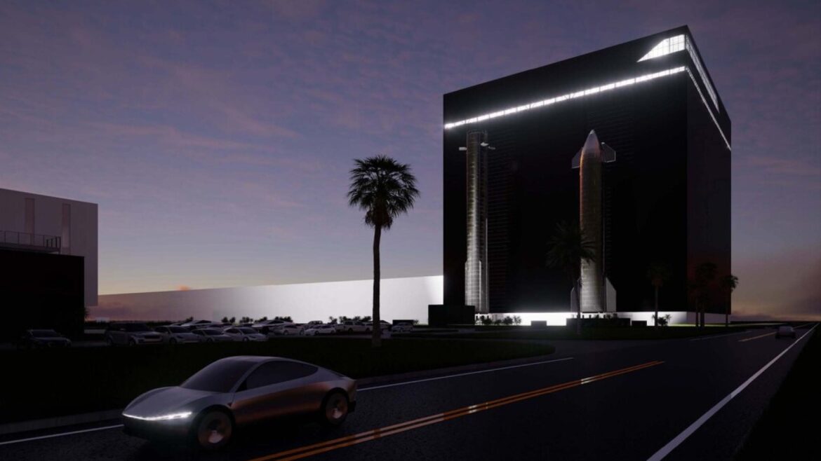 SpaceX construye la Gigabay: 116 metros para dominar las Starship - SpaceX Gigabay