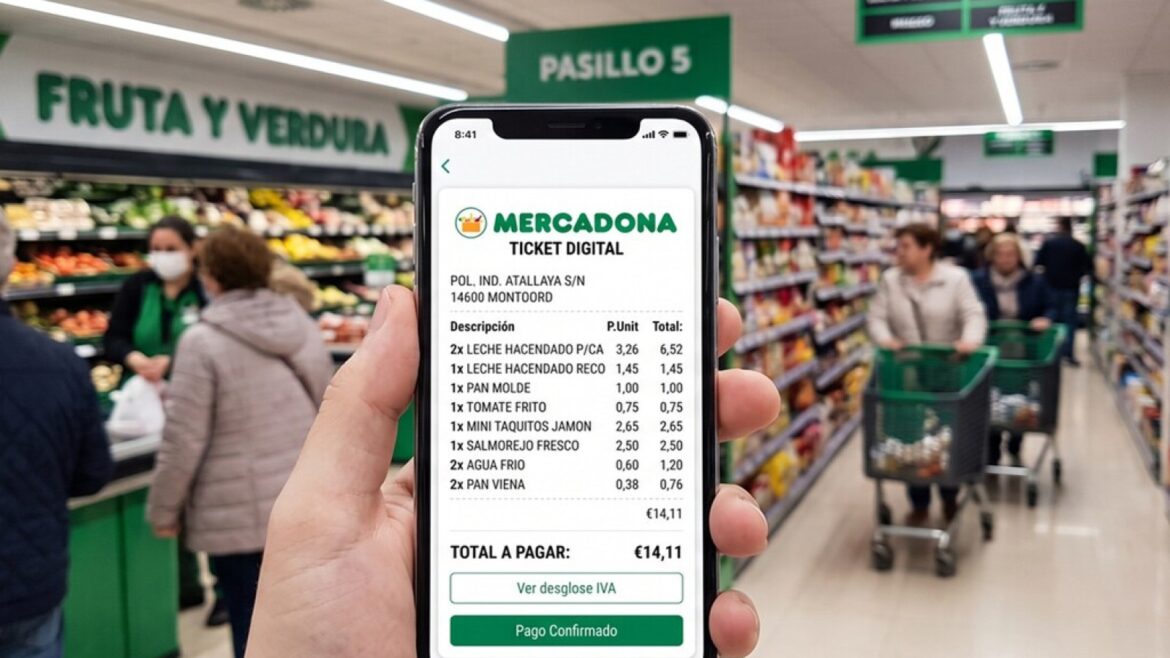 Mercadona y su web secreta para recuperar cualquier ticket de compra perdido - ticket Mercadona perdido