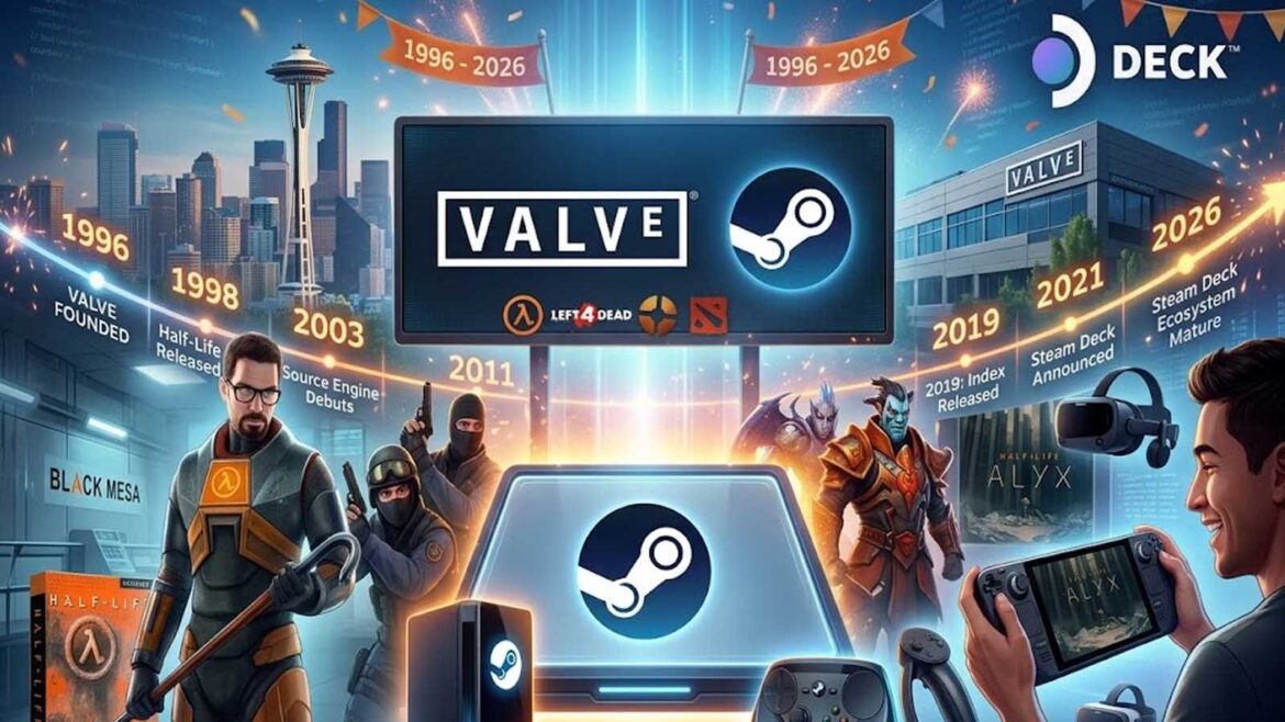 Valve cumple 30 años: la historia que revolucionó el PC gaming - Valve 30 años