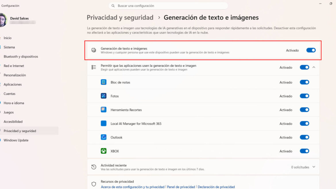 Windows 11 no ejecuta IA en segundo plano: la verdad tras la captura viral - Windows 11 IA segundo