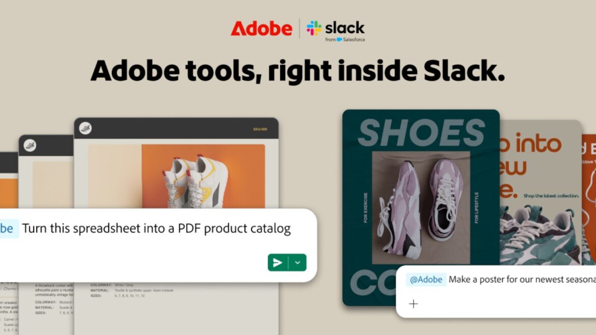 Adobe for Slack: 70 herramientas creativas llegan al chat con IA