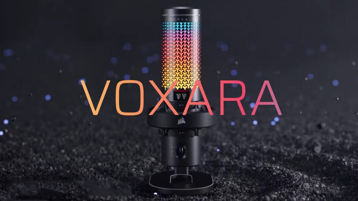CORSAIR VOXARA: micrófono USB premium con Wave Link y RGB