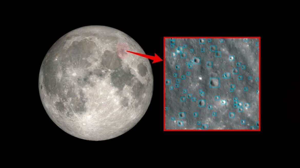 NASA e IBM crean una IA para hallar hielo oculto en la Luna - IA lunar NASA IBM