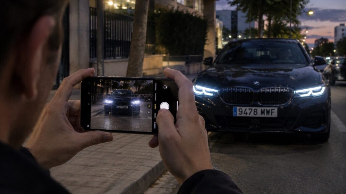 Coche con luces LED en las fotos: por qué fallan y cómo evitarlo - luces LED en fotos