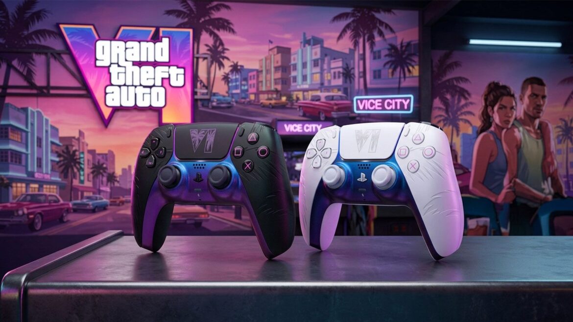 GTA 6: Sony lanza dos mandos DualSense de edición limitada para PS5 - mandos DualSense GTA 6