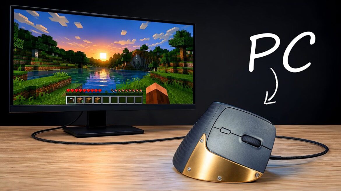 Convierten un ratón en un mini PC que ejecuta Minecraft con un Galaxy S21 - mini PC en un