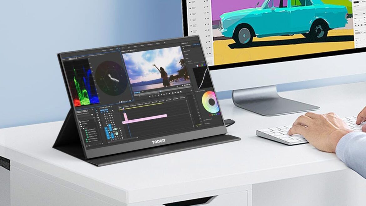 Monitor portátil Yodoit por menos de 60 euros: compatible con PC y Switch