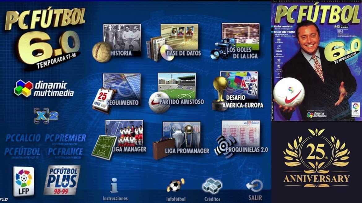 PC Fútbol 6.0 renace con gráficos 2K gracias a un fan