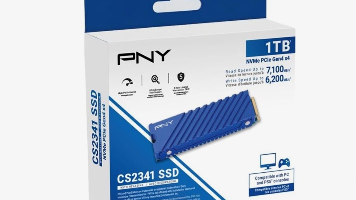 PNY CS234, el SSD barato compatible con PS5 más rápido que el de serie - PNY CS234 SSD