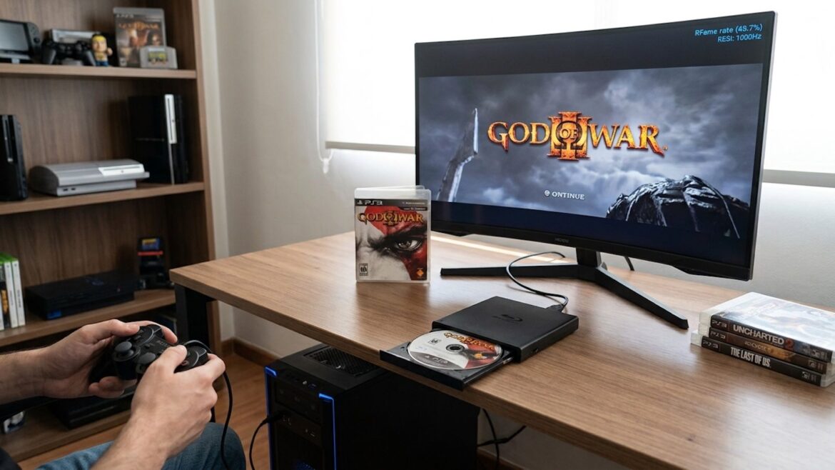 RPCS3 ya permite jugar discos físicos de PS3 en tu PC - RPCS3 discos PS3