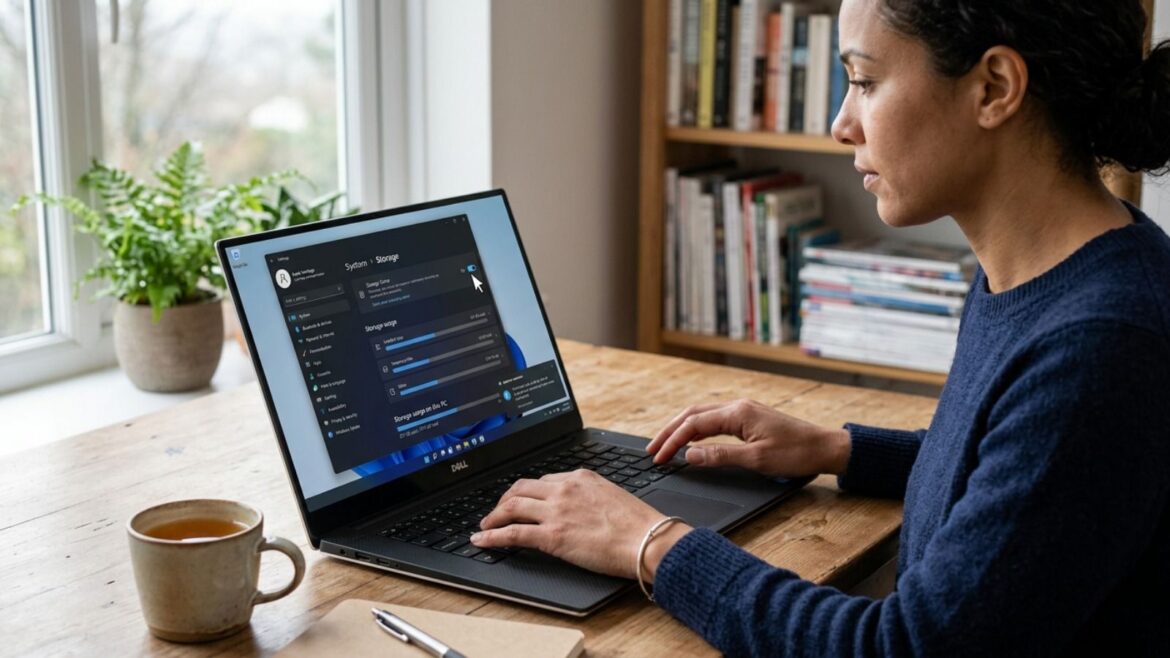 Sensor de almacenamiento de Windows 11: actívalo y libera espacio solo - Sensor de almacenamiento Windows