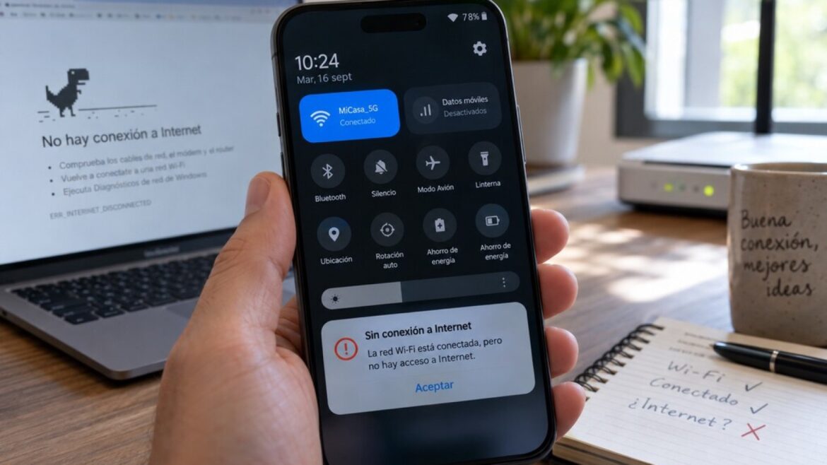 WiFi conectado pero sin Internet: por qué pasa y cómo solucionarlo - WiFi sin Internet